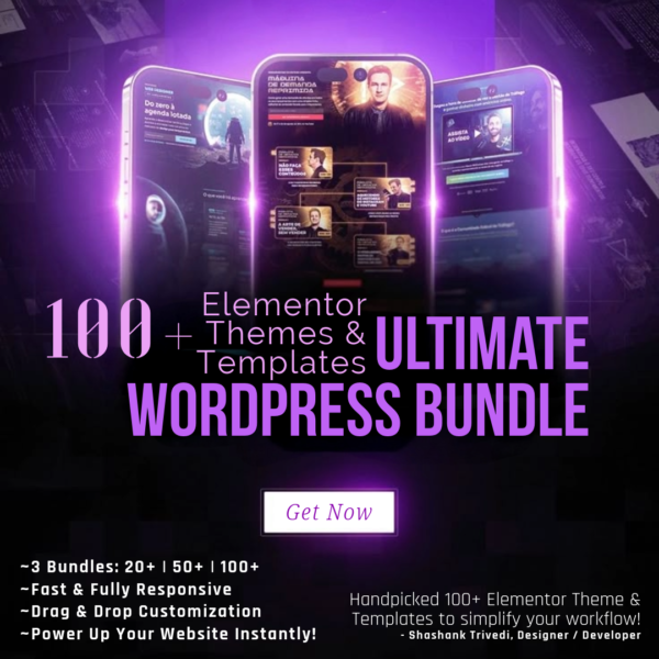 Elementor Theme Pack (100+ Theme + landing pages) - Web ThemePack
